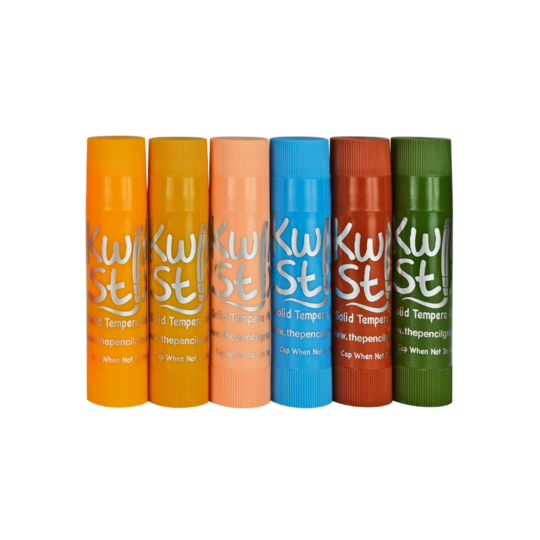 Kwik Stix Solid Tempera Paint - 6 Earth Tones    