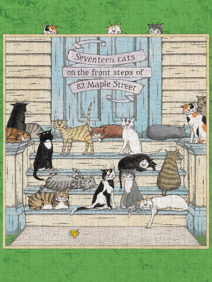 Seventeen Cats - 300 Piece Edward Gorey Puzzle    