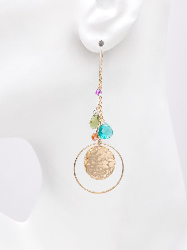 Holly Yashi Sadie Drop Earrings - Scarlet    