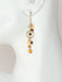Holly Yashi Fairy Garden Drop Earrings - Apricot    