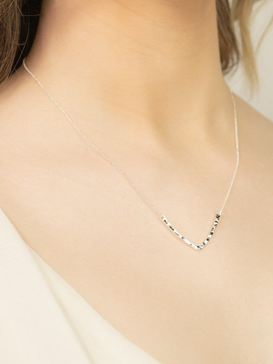 Holly Yashi Vail Necklace in Silver    