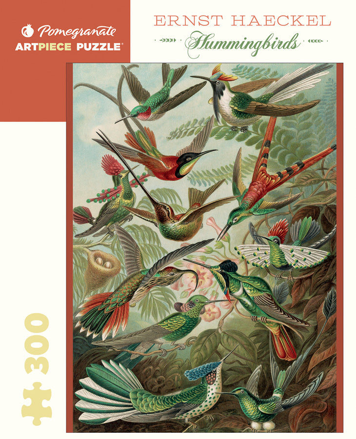Hummingbirds - Ernst Haeckel 300 Piece Puzzle    