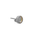 Sita Sterling Silver With 18K Gold Moon Post Earrings    