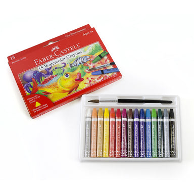 15 Watercolor Crayons    