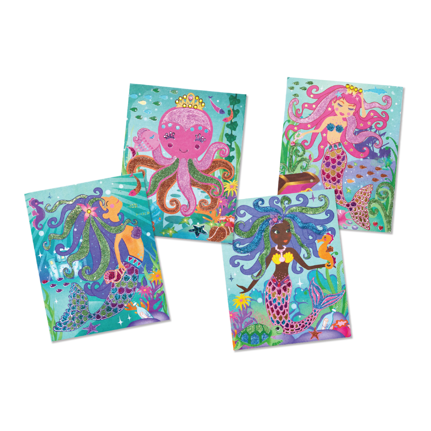 Totally Mermaids Glitter & Foil Art Set    