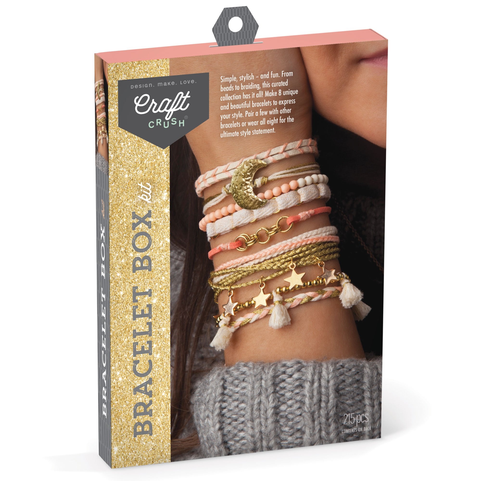 Craft Crush Bracelet Box Kit - Gold    