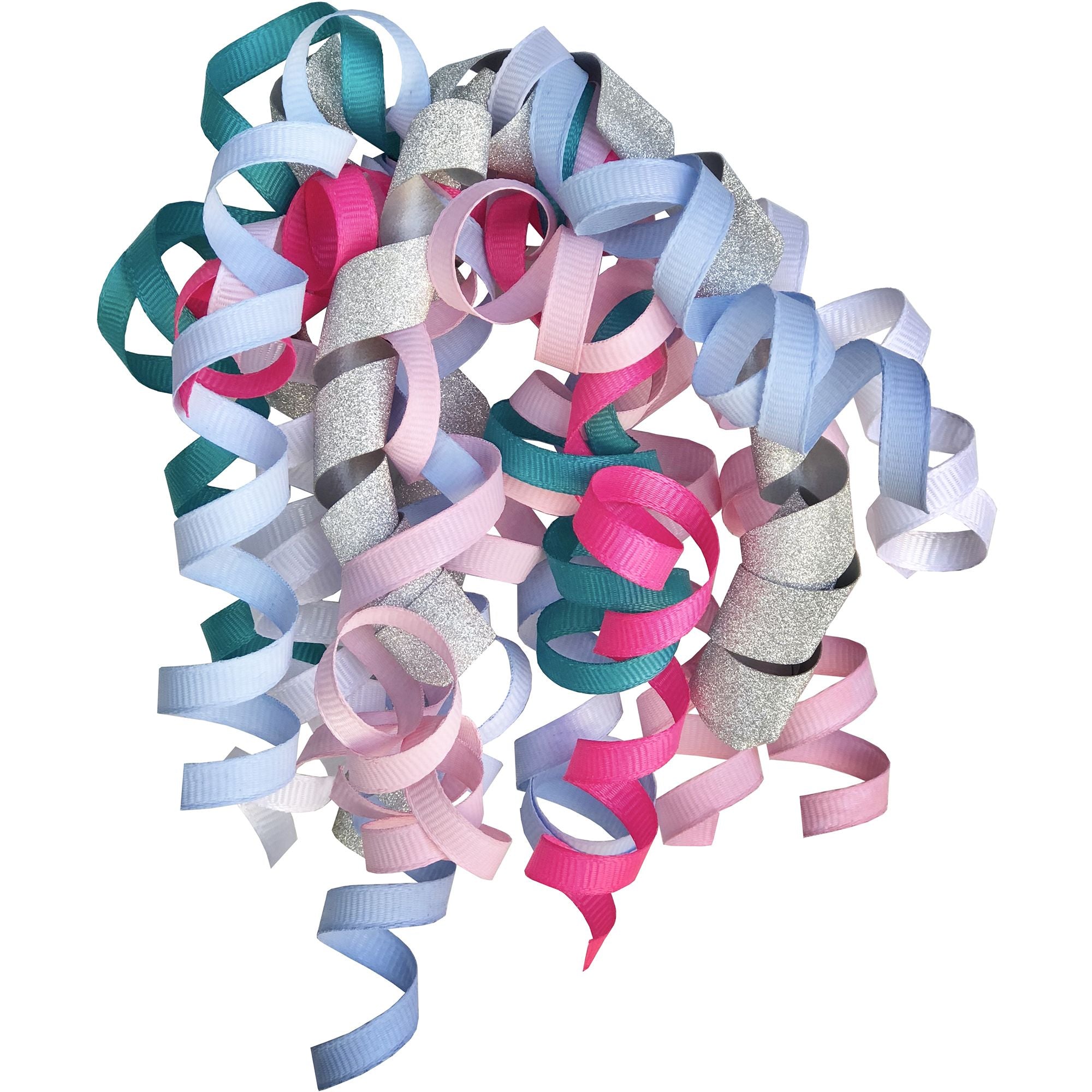 Grosgrain Curlie Bow - Pastel Mix    