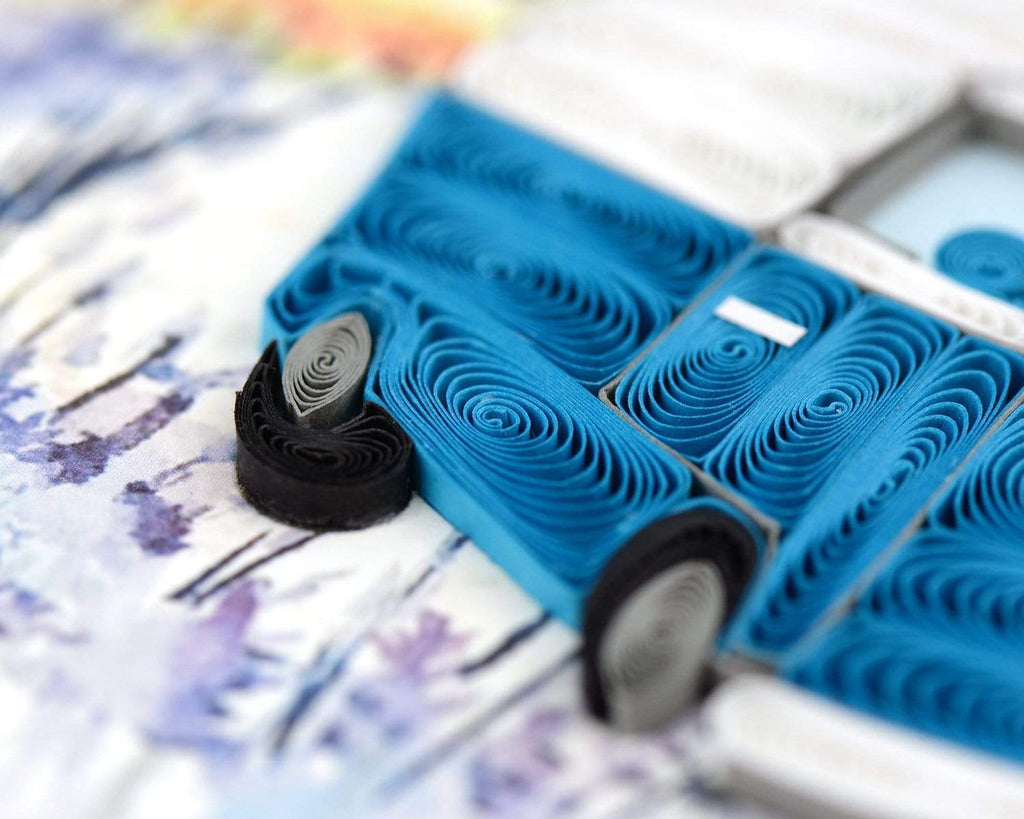 Road Trip - Blank Quilling Card    