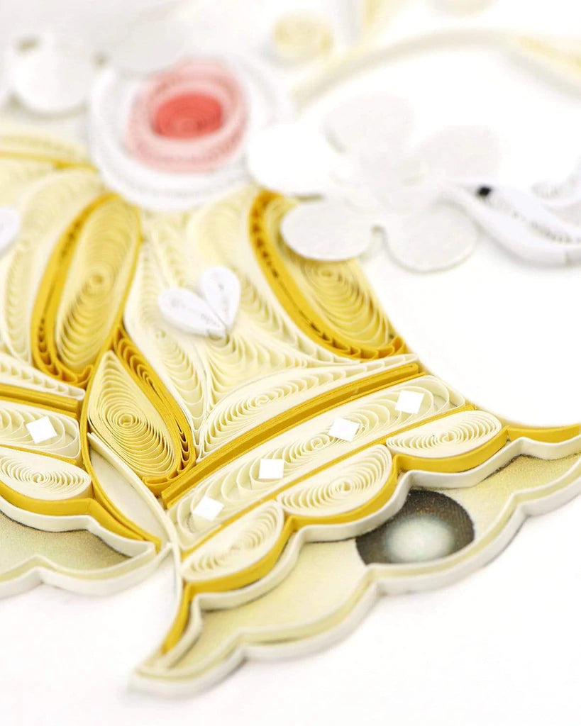 Wedding Bells - Blank Quilling Card    