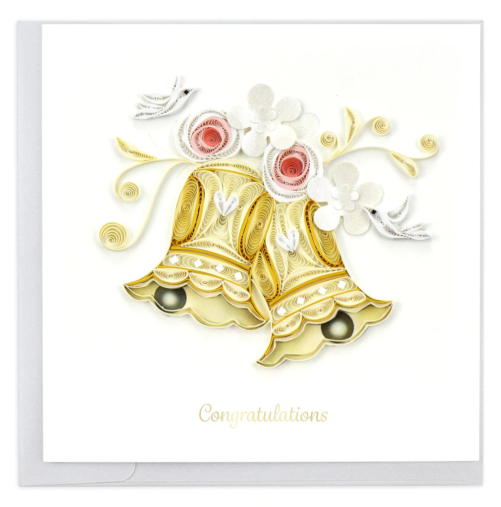 Wedding Bells - Blank Quilling Card    