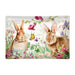 Bunny Meadow Glass Soap Dish    