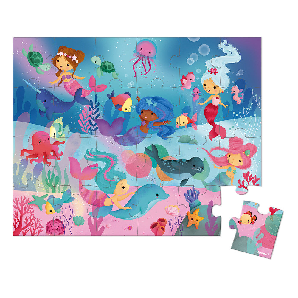 Mermaid 24 Piece Floor Puzzle    