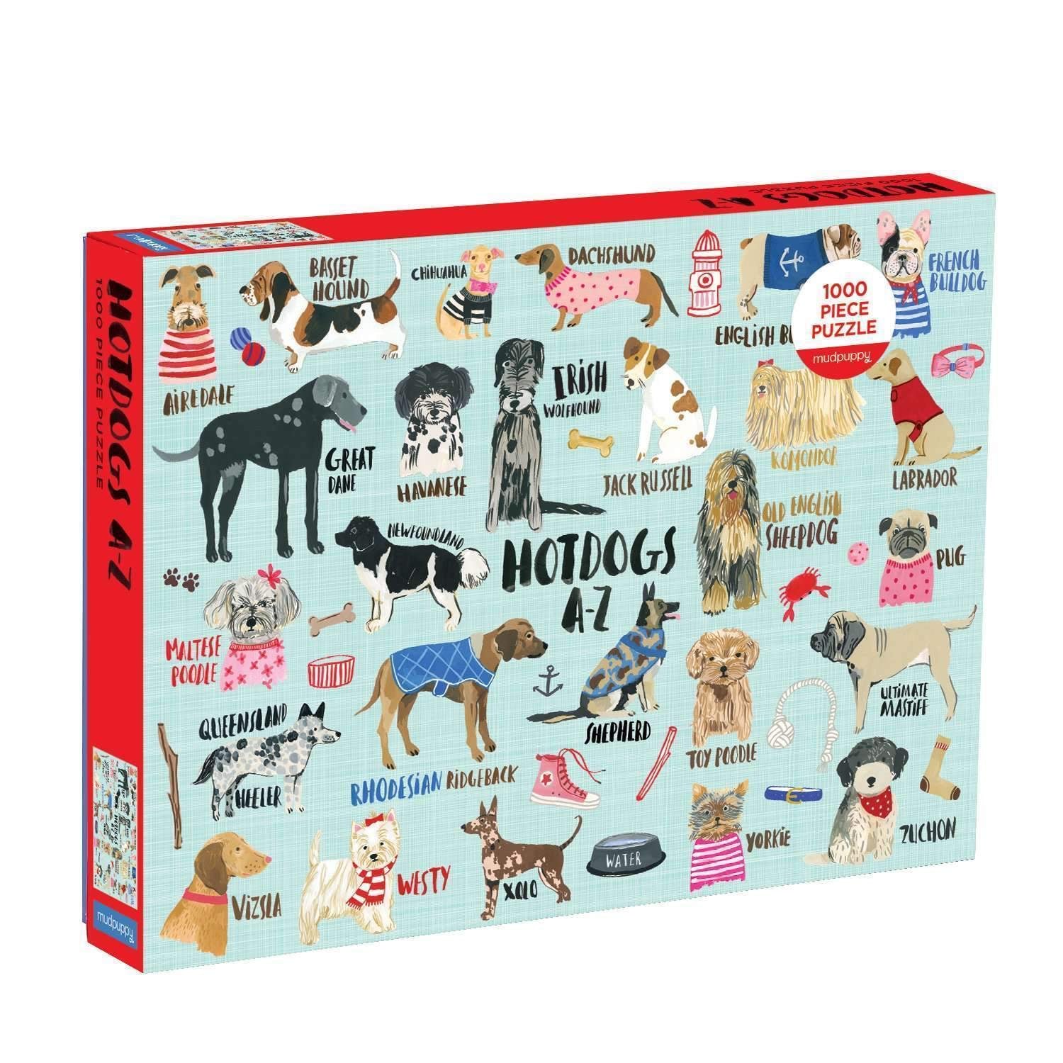Hotdogs A-Z 1000 Piece Puzzle    