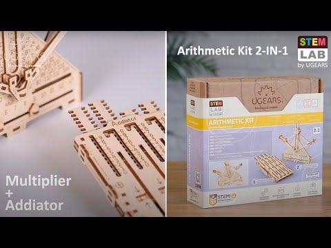 UGears STEM Lab - 2 in 1 Arithmetic Kit
