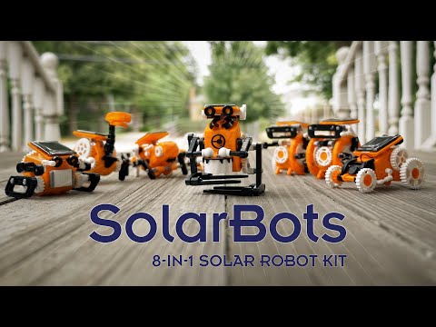 Solar Bots - 8 in 1 Solar Robot Kit
