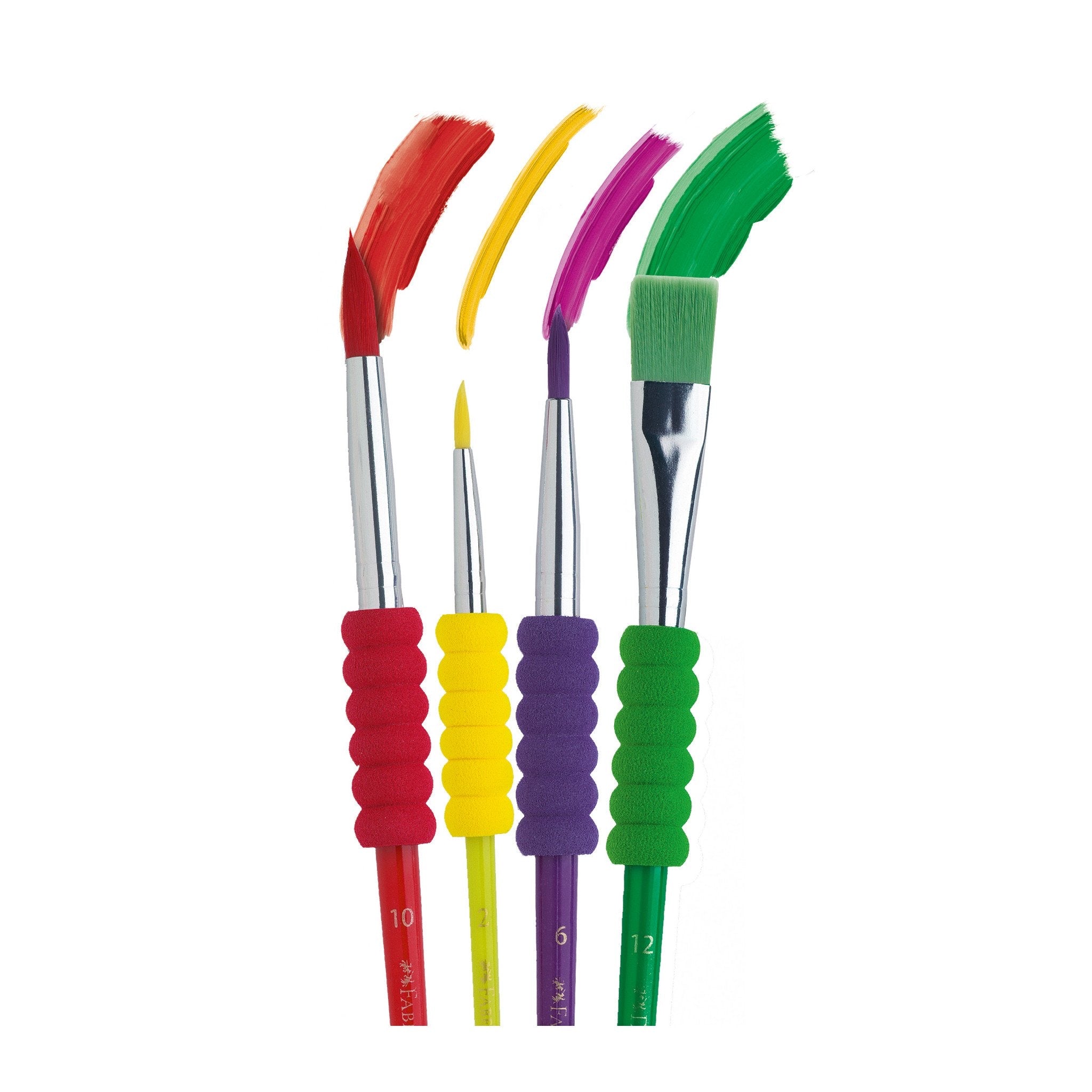 4 Piece Soft Touch Paint Brush Set    