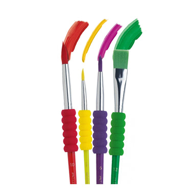 4 Piece Soft Touch Paint Brush Set    