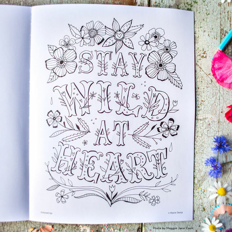 Create Magic - Katie Daisy Coloring Book    