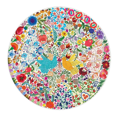 Blue Bird, Yellow Bird 500 Piece Round Puzzle    