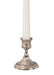 3.5 Inch Ornate Filigree Taper Holder - Nickel    