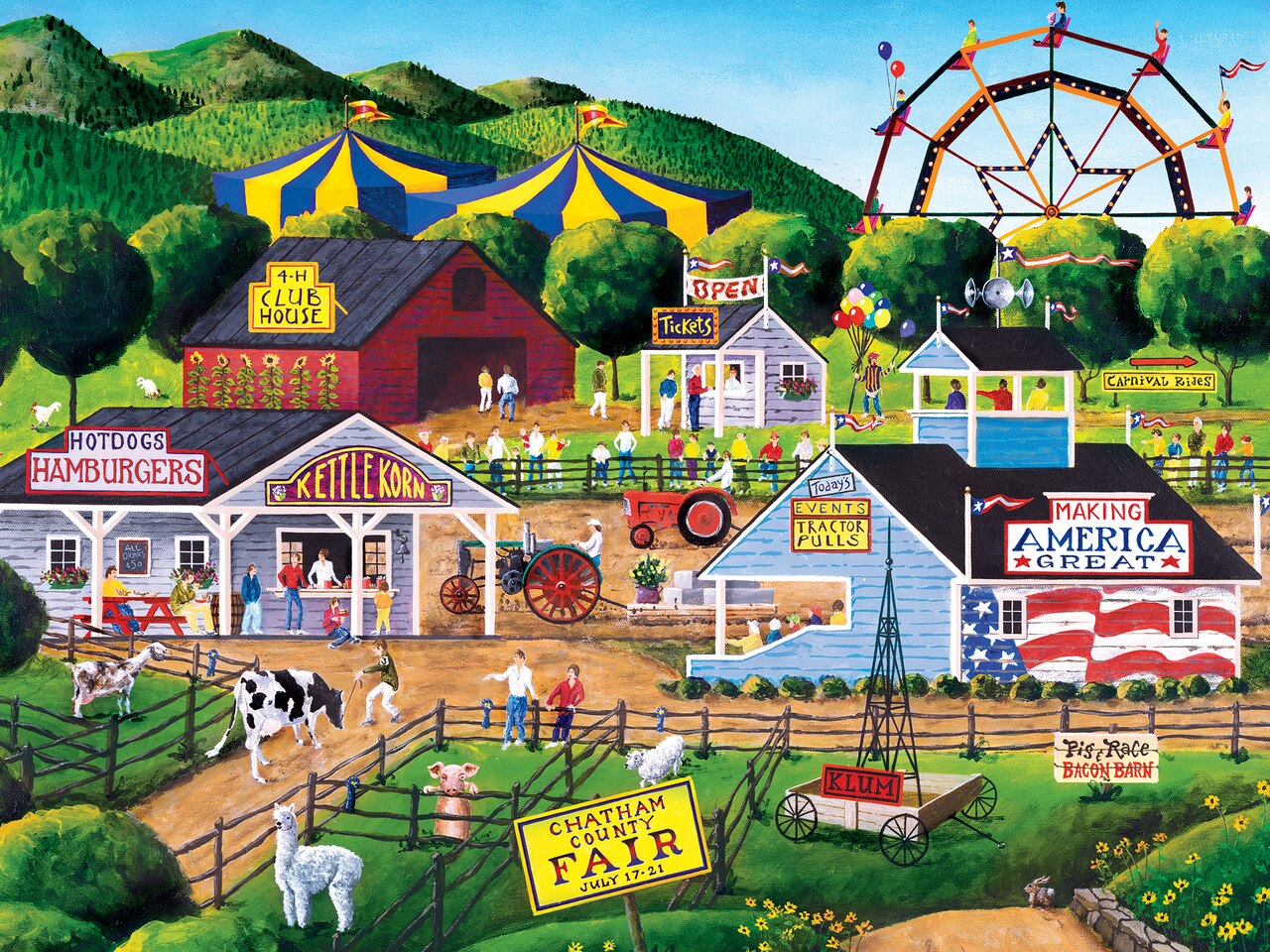 Summer Carnival 400 Piece Family Time Puzzle    