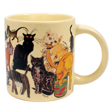 The Artistic Cat - The Artist and Their Mews Mug    