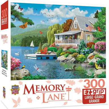 Lakeside Memories 300 Piece Large Format Memory Lane Puzzle