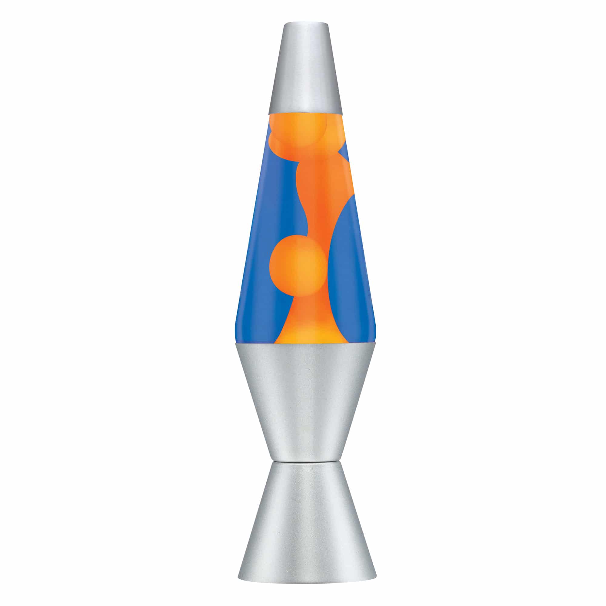 Lava Lamp - 14.5" Orange & Blue    