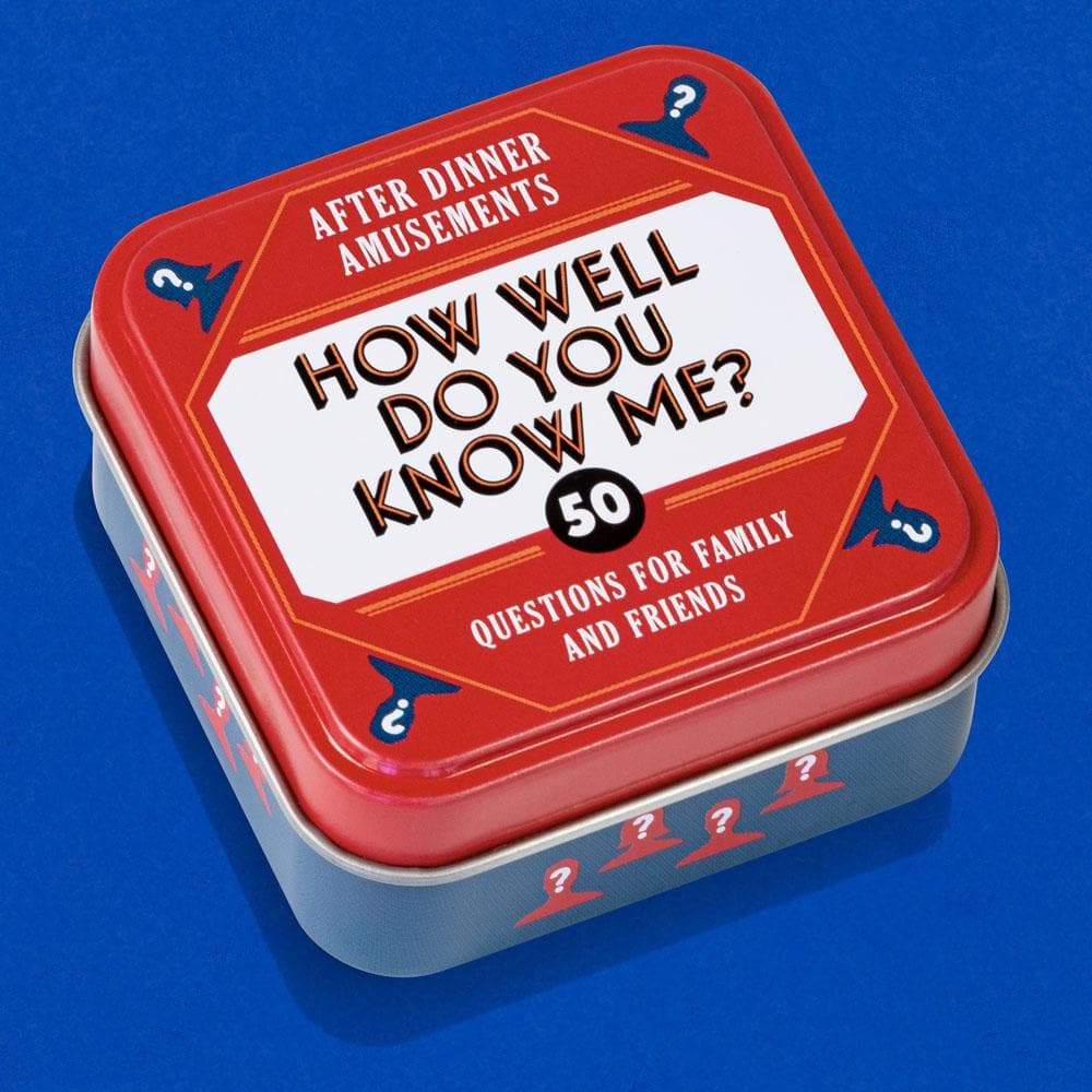 How Well Do You Know Me? 50 Questions for Family and Friends    