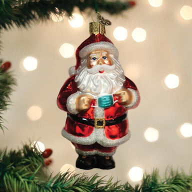 Old World Christmas - Santa Revealed Ornament    