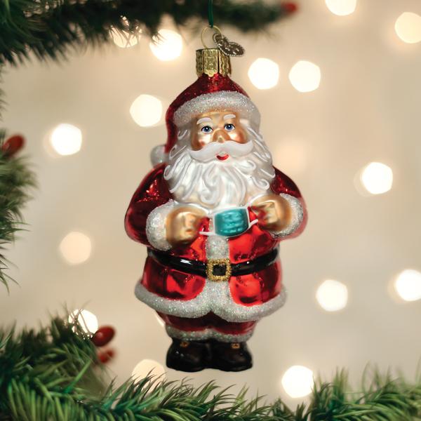 Old World Christmas - Santa Revealed Ornament    