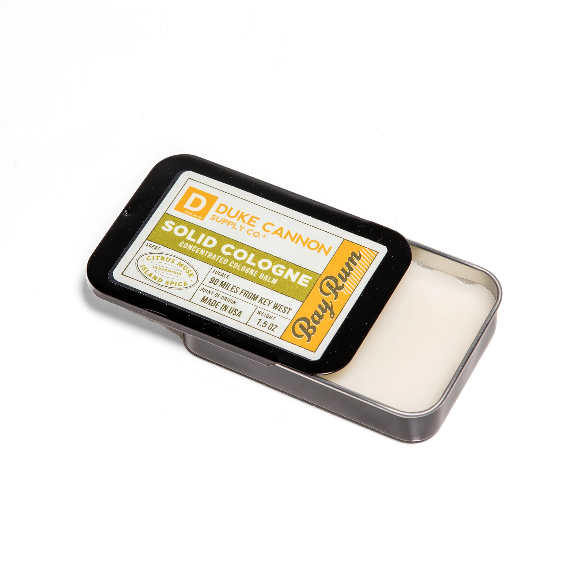 Duke Cannon Solid Cologne - Bay Rum    