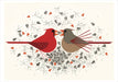 Charley Harper Cardinal Courtship - Boxed Holiday Cards    