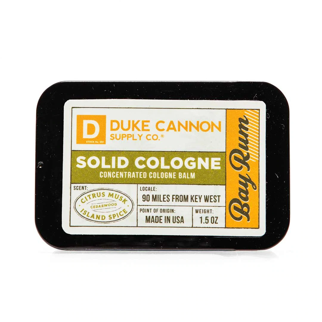 Duke Cannon Solid Cologne - Bay Rum    