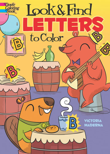 Look & Find - Letters To Color    