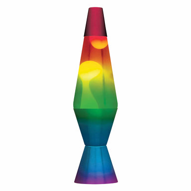 Lava Lamp - 14.5" Rainbow    