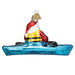 Old World Christmas - Santa In Kayak Ornament    