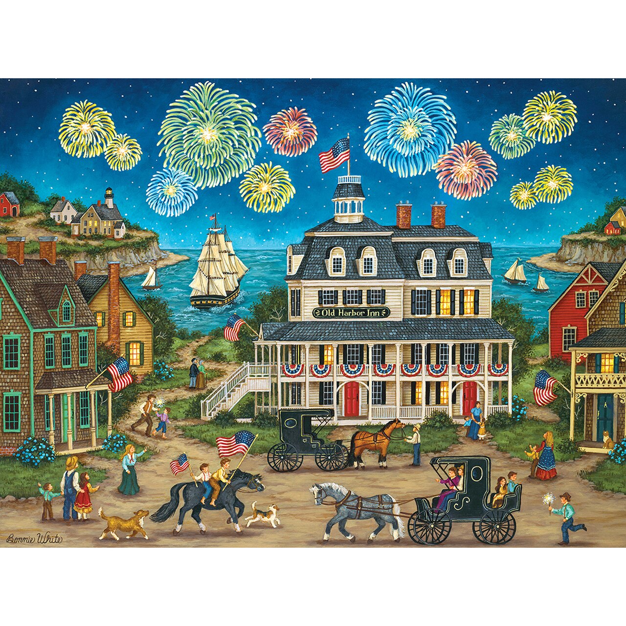 Fireworks Finale 550 Piece Puzzle    