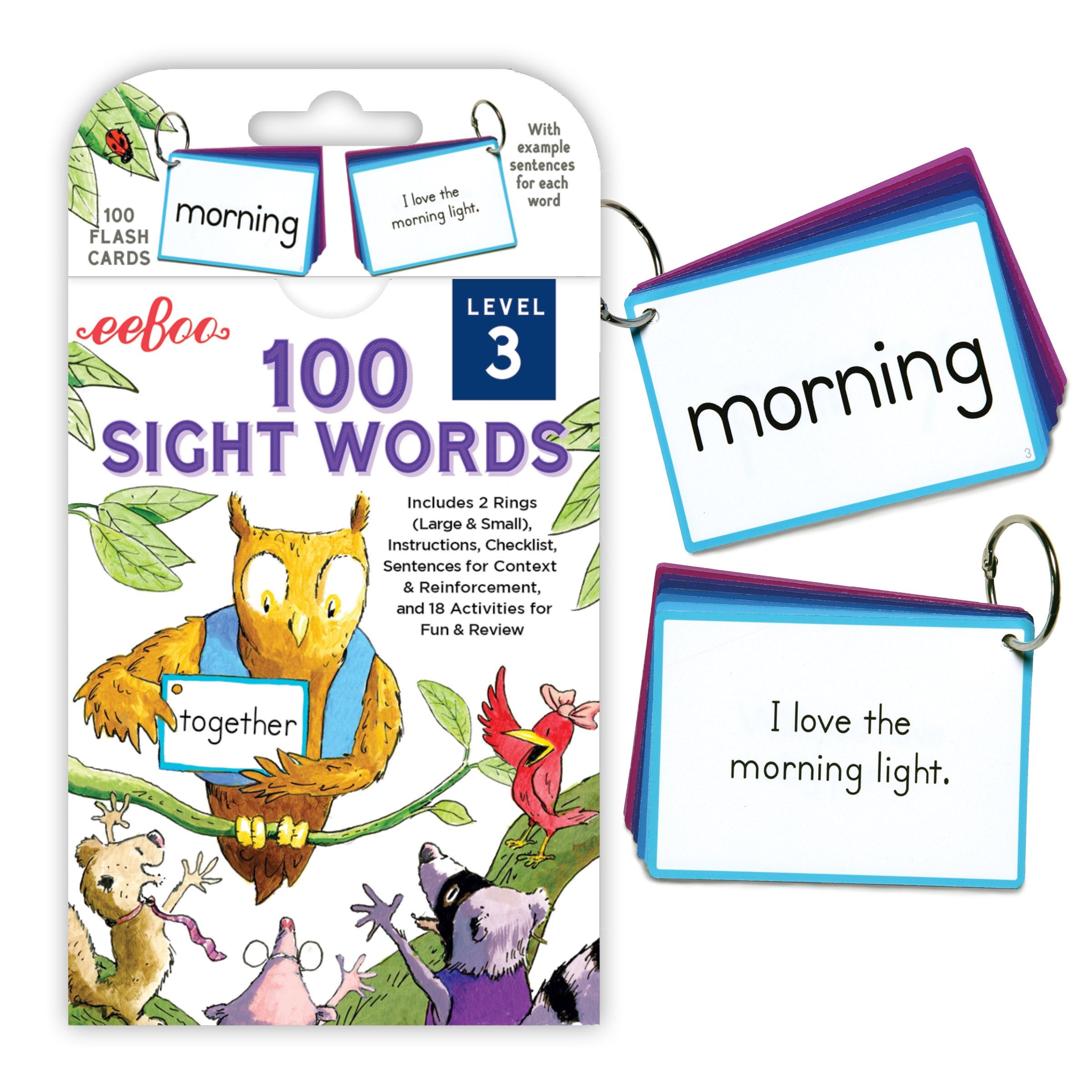100 Sight Words Flashcards - Level 3    
