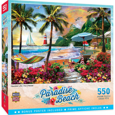 Hawaiian Life 500 Piece Paradise Beach Puzzle