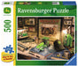 John Deere Work Desk 500 Piece Large Format Puzzle    