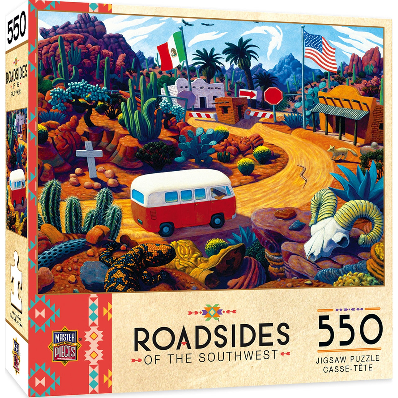 Touring Time 550 Piece Roadsides of the Southwest Puzzle