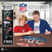 NFL Team Helmets 500 Piece Shaped Puzzle    