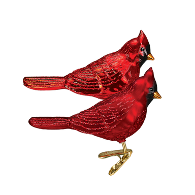 Old World Christmas - Northern Cardinal Clip On Ornament    
