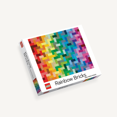 Lego Rainbow Bricks 1000 Piece Puzzle    
