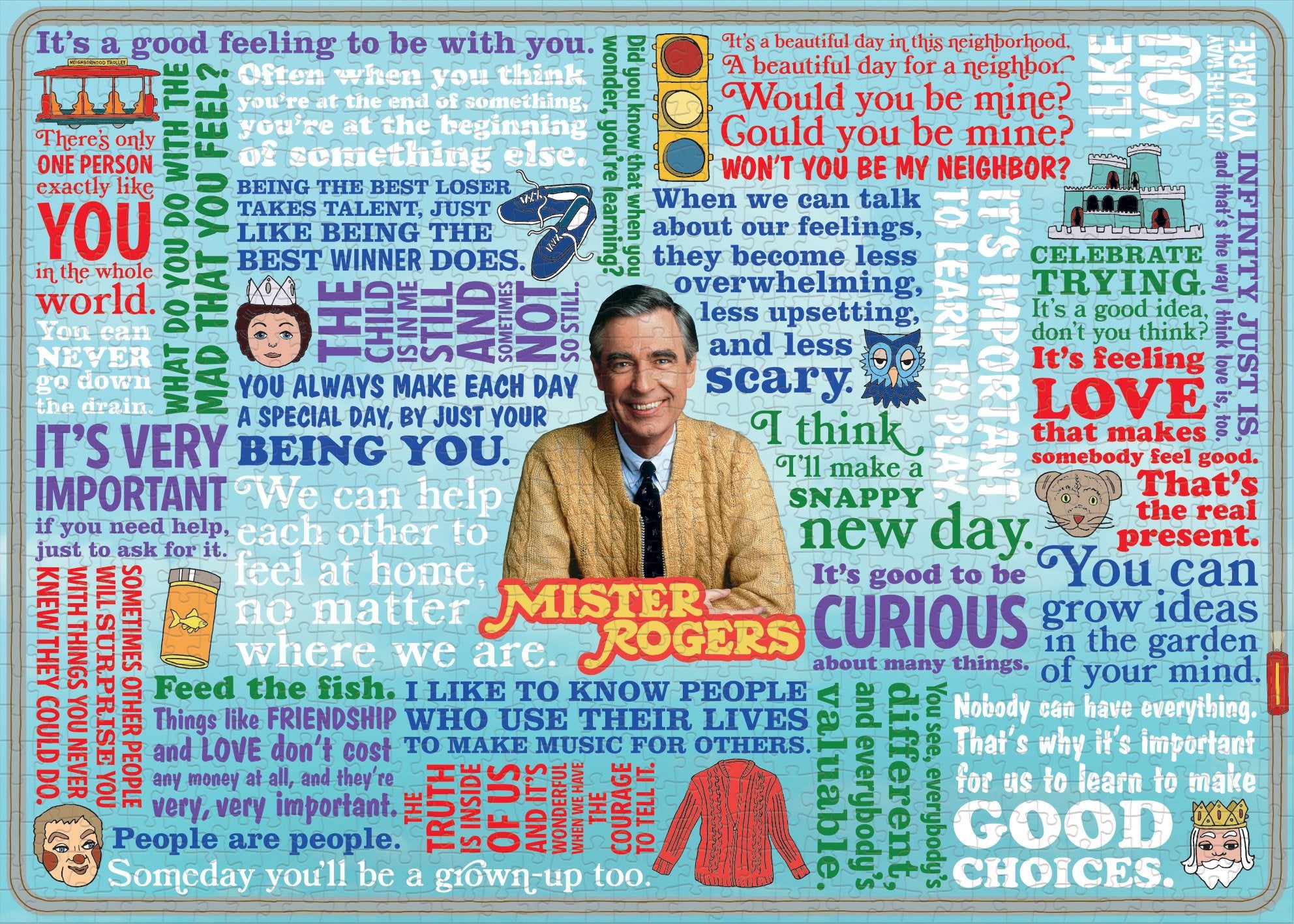 Mister Rogers 1000 Piece Puzzle    