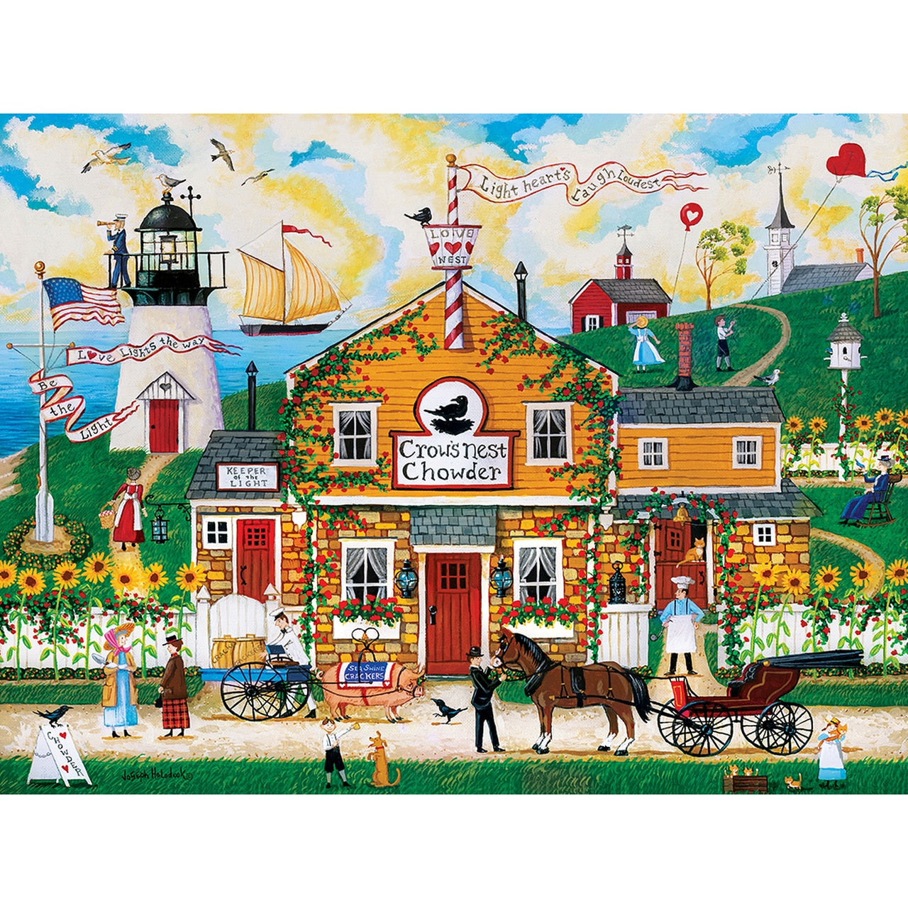 Crow's Nest Chowder 300 Piece Large Format Puzzle    