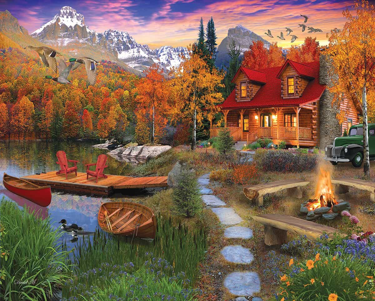 Cozy Cabin 1000 Piece Puzzle    