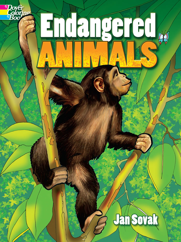 Endangered Animals Coloring Book    