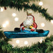Old World Christmas - Santa In Kayak Ornament    